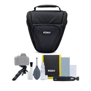 Koah - Holster Camera Case and Accessory Bundle for DSLR, Mirrorless, & Camcorde
